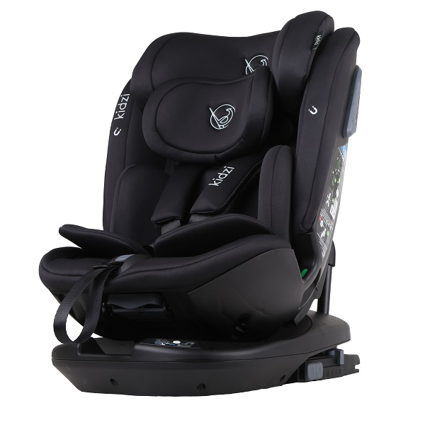 Автокресло Kidzi SPIN PLUS 360 i-SIZE, черное
