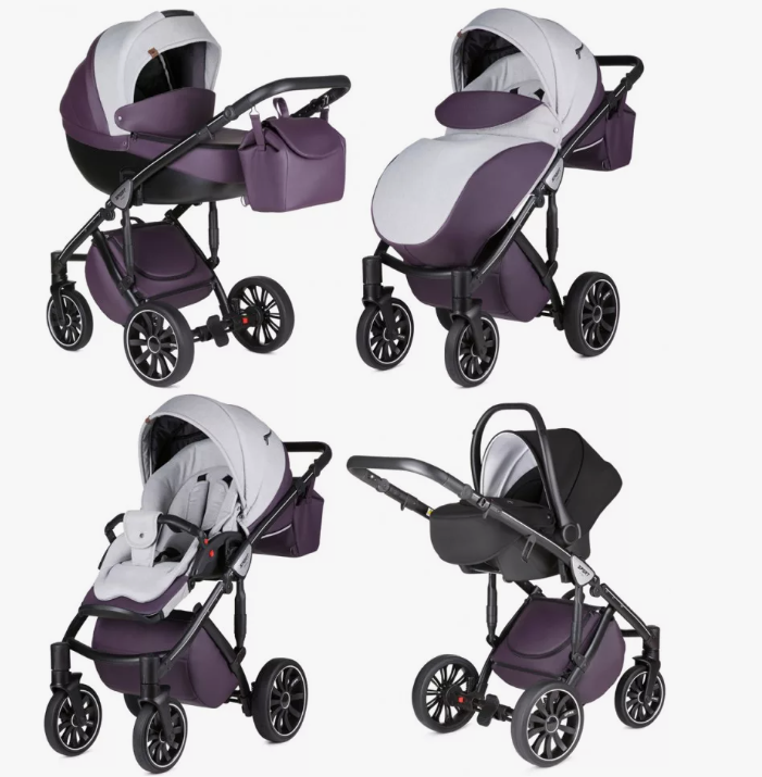 Коляска 3 в 1 Anex m/type QSE(02) (lavender)