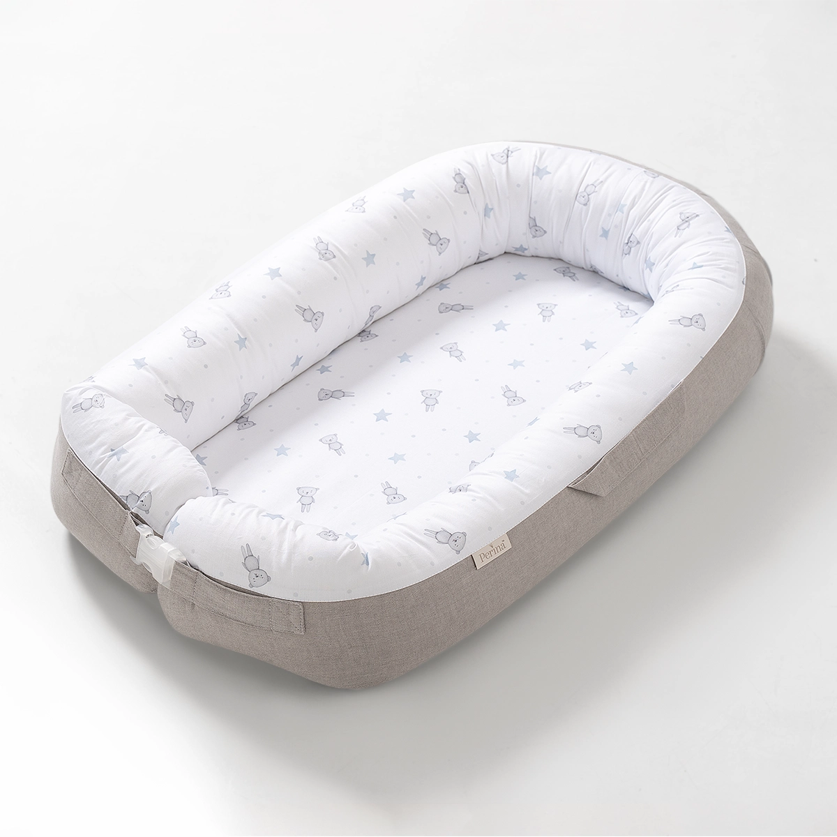 Кокон Гнездышко Perina Soft Cotton (серый)