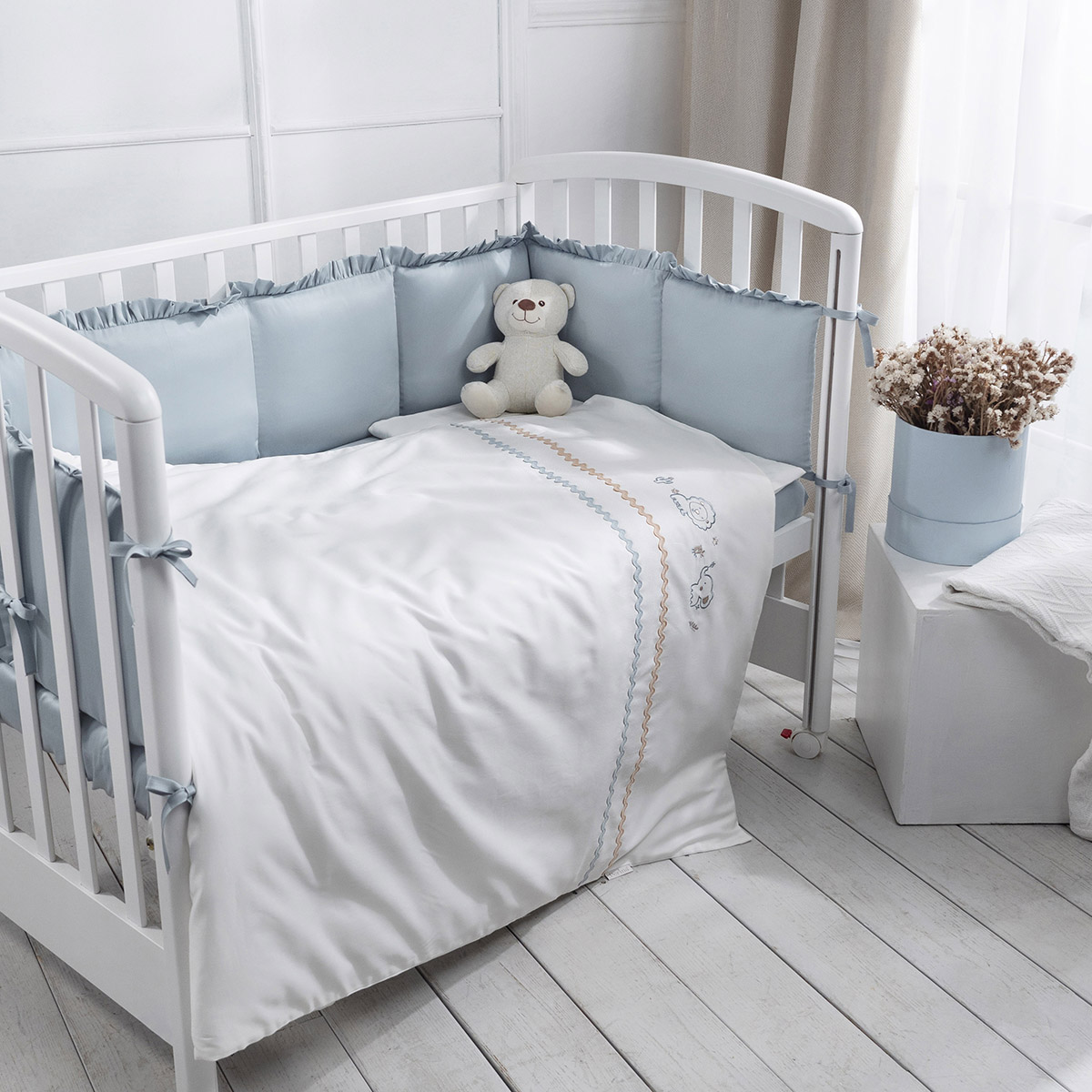 Комплект в кровать универсальный Toys Perina Sateen Collection TCК6-02.2 аквамарин