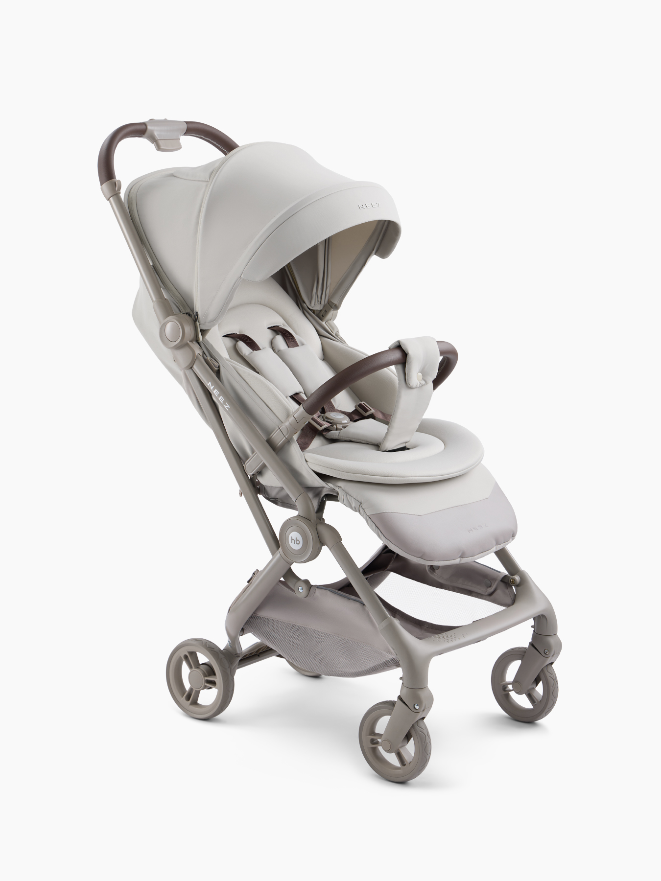 Коляска прогулочная Happy Baby Neez, light grey