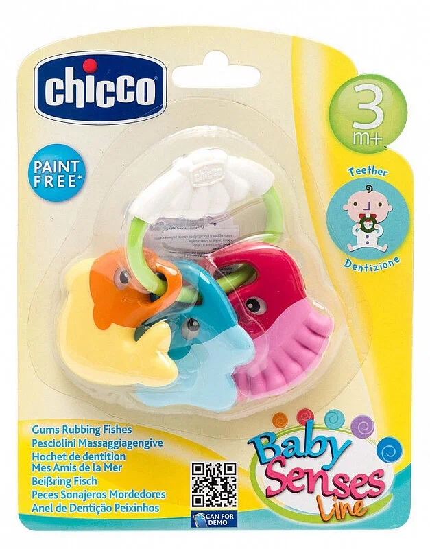 59560 Погремушка-прорезыватель Морские животные CHICCO