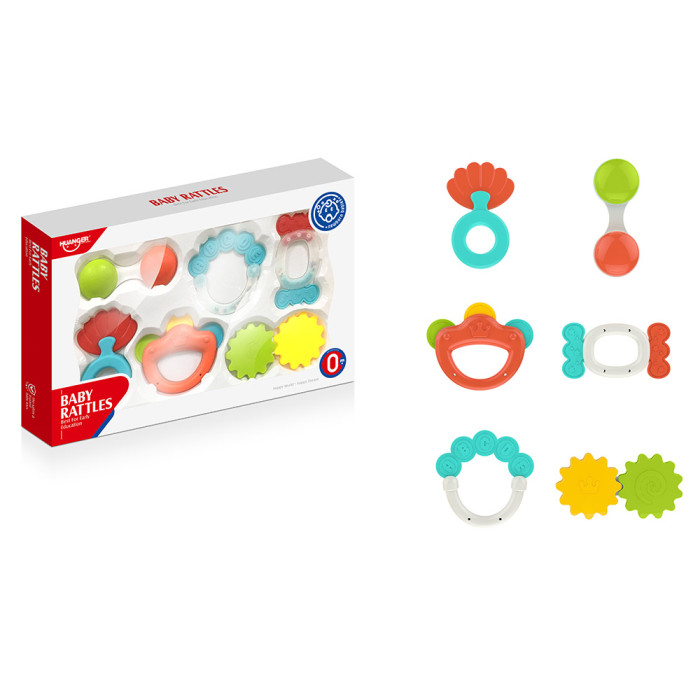 НЕ0151 HUANGER Игрушка Забавные погремушки (прорезыватели) набор 6шт.