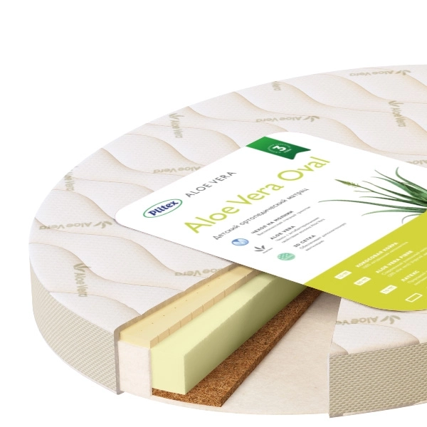 Матрас Plitex Aloe vera Oval (АВ-18/4) 125*75