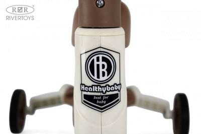 Беговел-велосипед RiverToys HB-318 BROWN/коричневый
