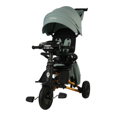 QPlay Велосипед S700-17 SPRINTER SM Mint (Rub/Gold) (муз.панель)