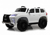 Электромобиль RiverToys Lexus 570 E555EE белый