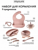 NK0002/244 Силиконовый набор для кормления 9 предметный Bluch Miyoumi