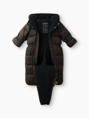 89145-0 Комбинезон детский (dark brown) р.56-62 Happy Baby
