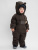 89145-0 Комбинезон детский (dark brown) р.56-62 Happy Baby