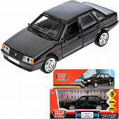 21099-12-BK Машина металл LADA-21099 "СПУТНИК" 12 см, двери, багаж, инерц, черный