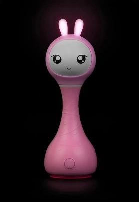 Музыкальная игрушка Alilo Умный зайка R1 розовый 60403