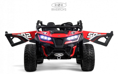 Электромобиль RiverToys C555CC красный