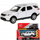 DISCOVERY-WT (72) Машина металл LAND ROVER DISCOVERY длина 12 см, двери, багаж, белый