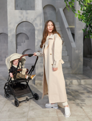 Коляска прогулочная Happy Baby FLEX 360 (beige) (реверсивный блок)