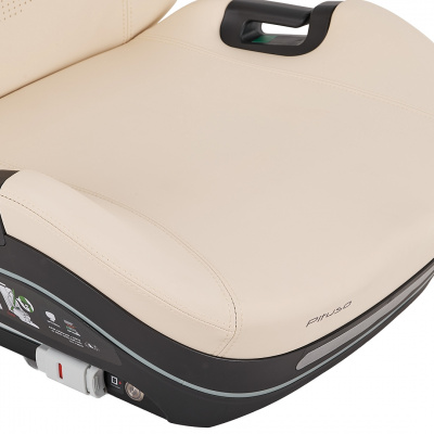Бустер автокресло Pituso COSCO PRO (i-Size) Beige/Бежевый leather/кожа F001-Pro-beige