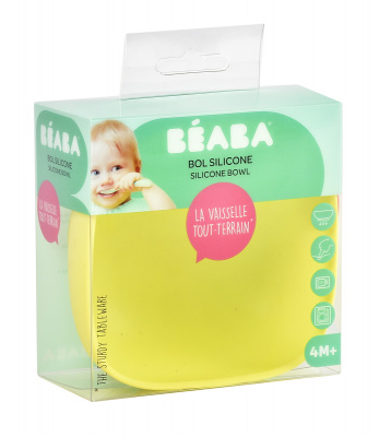 Тарелка из силикона Beaba Silicon Suction Bowl 913432 GREEN