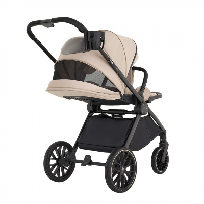 Коляска прогулочная Pituso Mayla Plus Beige/Black (реверсивный блок)