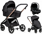 Коляска 3 в 1 Tutis Mio 3+  Black Edition New 292 Rose Gold