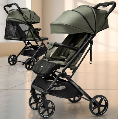 Коляска прогулочная AmaroBaby Route хаки