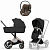 Коляска 3 в 1 Cybex Priam V Rosegold Style Cloud T Sepia Black