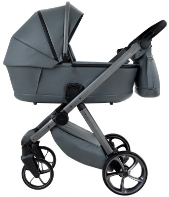 Kоляска 2 в 1 Pituso Sole Leather PMPL/04 Grey