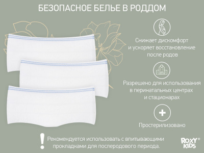 RPN-001-M ТРУСЫ-СЕТОЧКИ ДЛЯ РОДДОМА ПОСЛЕРОДОВЫЕ, РАЗМЕР М, СТЕРИЛЬНЫЕ, 5 ШТ