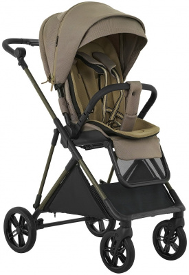Коляска прогулочная Pituso Carbon RX Tuareg Beige/рама carbon gold
