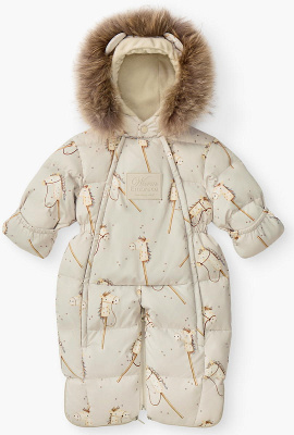 Комбинезон детский Happy baby 89144-0 ЧЗ молочный (лошадь) / milky (horse), 68–74 68