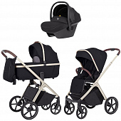 Коляска 3 в 1 Carrello Vector CRL-6550, Pearl Black + автокресло Nova