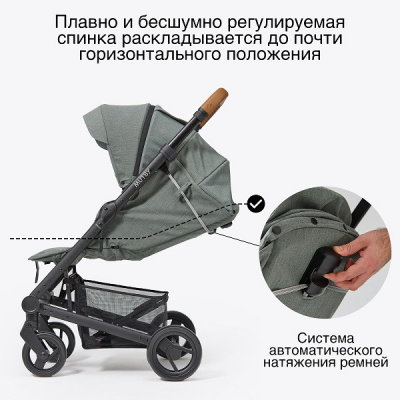 Коляска прогулочная Mutsy NEXO, Concrete melange