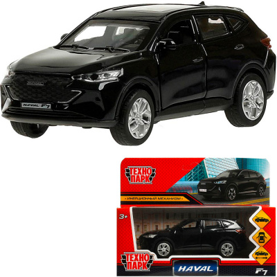 F7-12-BK Машина металл HAVAL "haval f7", длина 12 см, дв, багаж, инер, черный