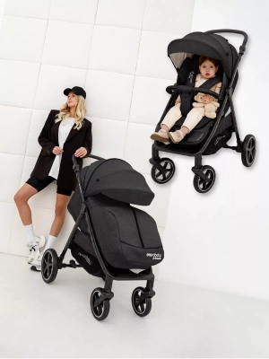 Коляска прогулочная Amarobaby, Strollin'Joy, чёрный