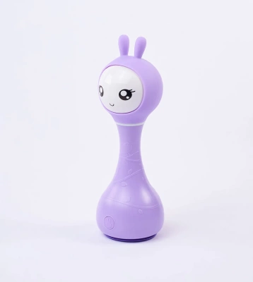Музыкальная игрушка Alilo Умный зайка R1 фиолетовый 60405