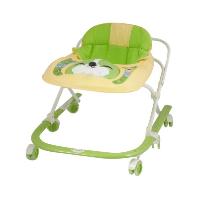 Ходунки SBL 5401 U (Teddy Bear) (силиконовые колеса) зелёный