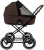 Коляска 2 в 1 Roan Bass Next Classic BNC/83/2 Turkish Coffe/Black/руч.Cappuccino