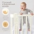 Детская кровать HAPPY BABY MOMMY LOVE (молочный) 95026 с опускающейся стенкой, маятник продольный Детская кровать HAPPY BABY MOMMY LOVE (молочный) 95026 с опускающейся стенкой, маятник продольный