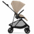 Коляска прогулочная Cybex Melio Carbon с дождевиком, Almond Beige (Бежевый)