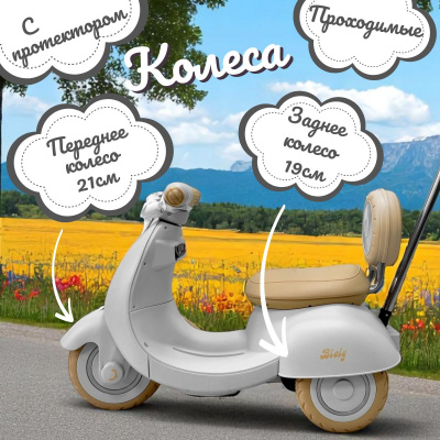 Электроскутер Bicly Bubago (серый)