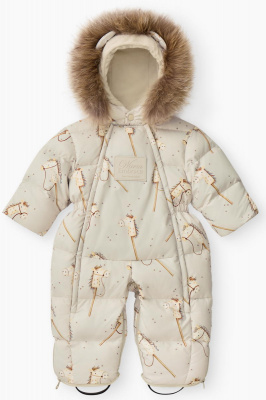 Комбинезон детский Happy baby 89144-0 ЧЗ молочный (лошадь) / milky (horse), 68–74 68