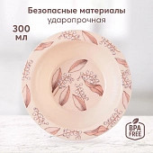 15016 Тарелка глубокая (May lily)  Happy baby