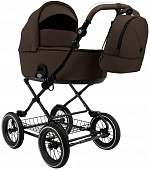 Коляска 2 в 1 Roan Bass Next Classic BNC/83/2 Turkish Coffe/Black/руч.Cappuccino