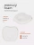 Подушка Memory foam 17/1 (кровать/коляска) анатомическая (кремовый)