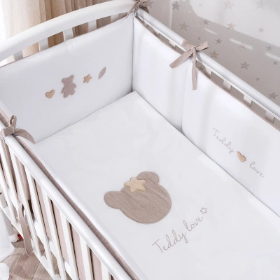 Комплект в кровать 6 предметный Teddy Love (Perina) песочный