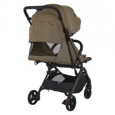 Коляска прогулочная Pituso Pera Plus, Tuareg Beige / Рама Carbon Gold