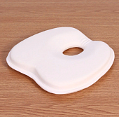 Подушка Memory foam 17/1 (кровать/коляска) анатомическая (кремовый)
