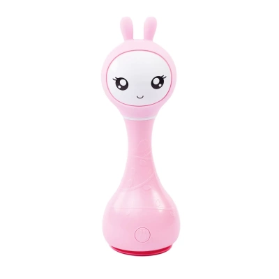 Музыкальная игрушка Alilo Умный зайка R1 розовый 60403