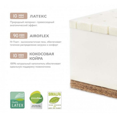 Матрас Plitex подростковый Orto Foam 160*80