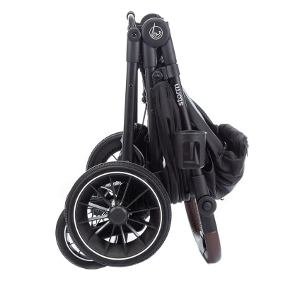Коляска прогулочная KIDZI Storm, Black