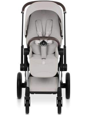 Коляска 2 в 1 Cybex Priam V Style City Grey шасси Chrome Brown